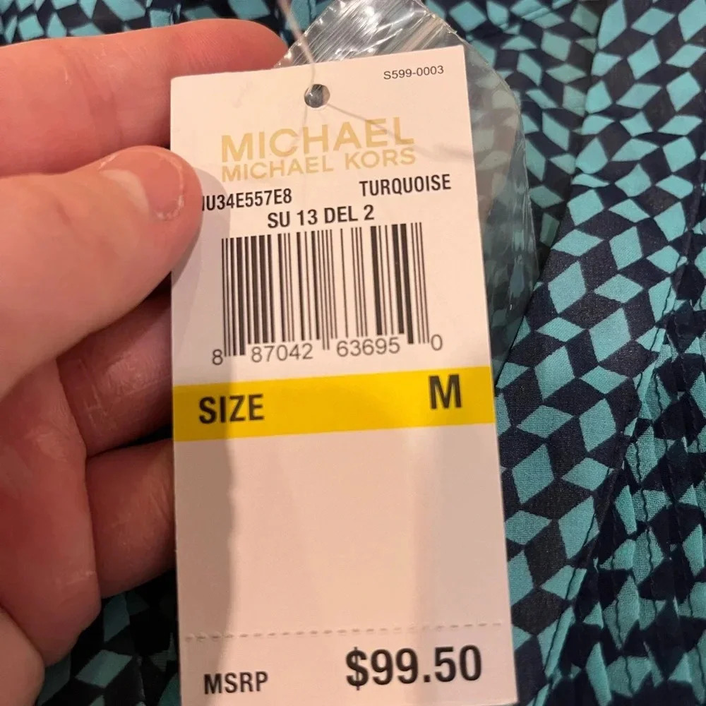 MICHAEL Michael Kors Sheer Long Sleeve Blouse - Picture 7 of 10